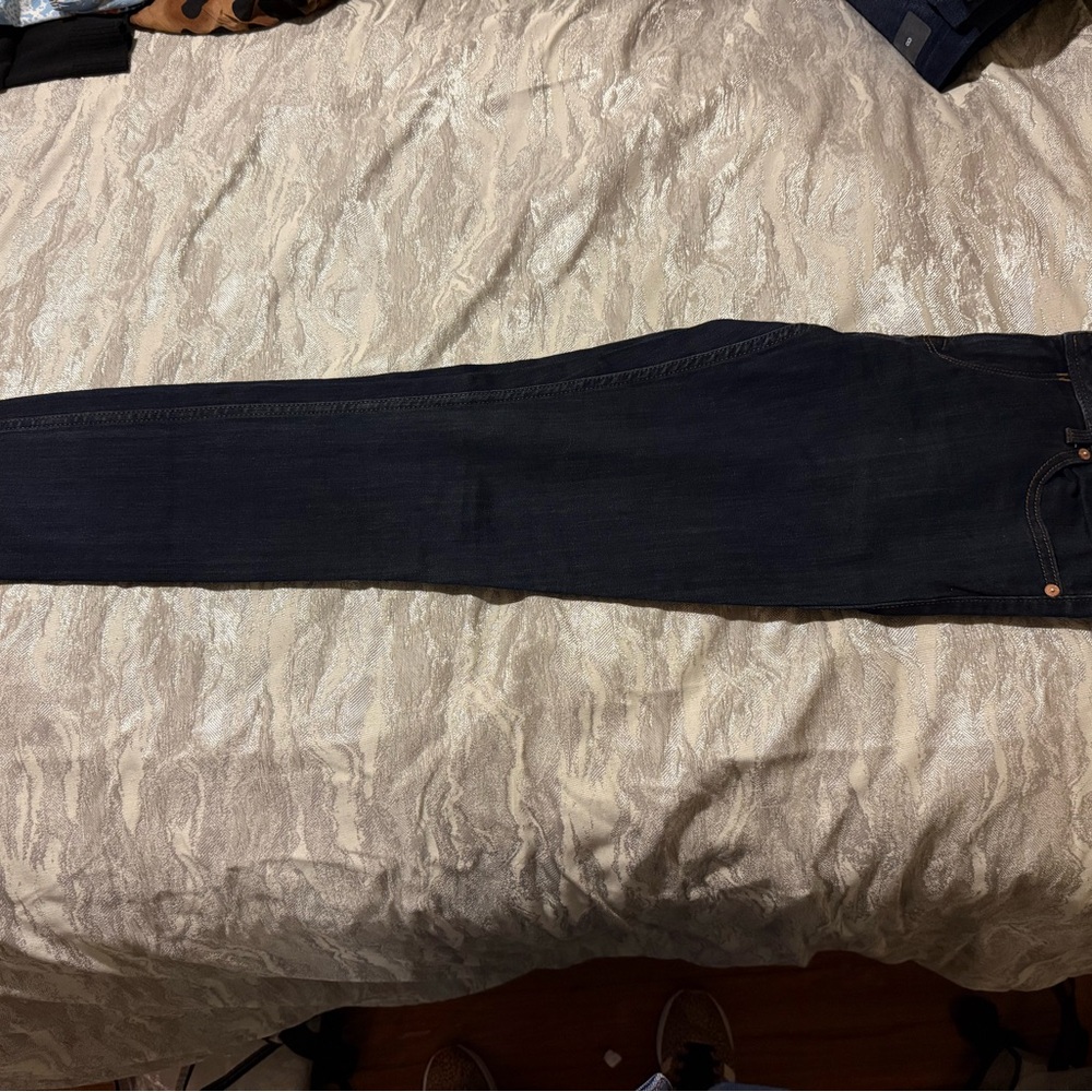 Express Women's Dark Blue Skinny Jeans